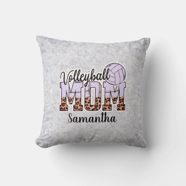 Coussin Proud Volleyball Maman - Service Up Support (Recto)