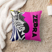 Coussin Psychedelic Zebra sur Nursery (Couverture)