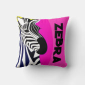 Coussin Psychedelic Zebra sur Nursery (Verso)