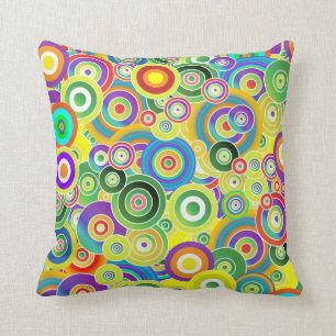 Coussin psychédélique