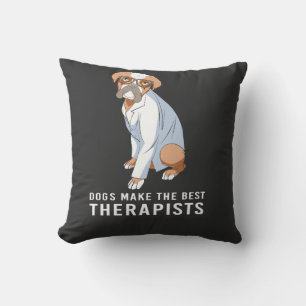 Coussin Psychologue thérapeute pour chiens thérapeutiques