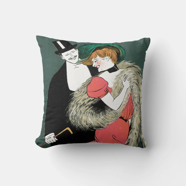 Coussin Publicité Art Nouveau (Recto)