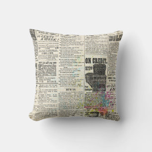 Coussin publicité vintage