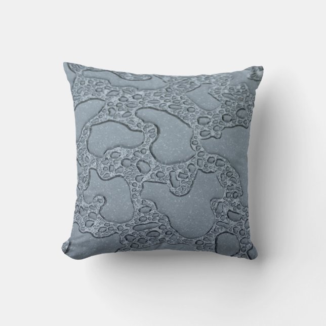Coussin Pudles humides de pluie (Raindrops) (Recto)