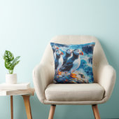 Coussin Puffins (Chaise)