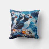 Coussin Puffins (Verso)