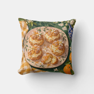 Coussin Puffs à la Crème aux Fleurs d'Oranger Thé du Jardi