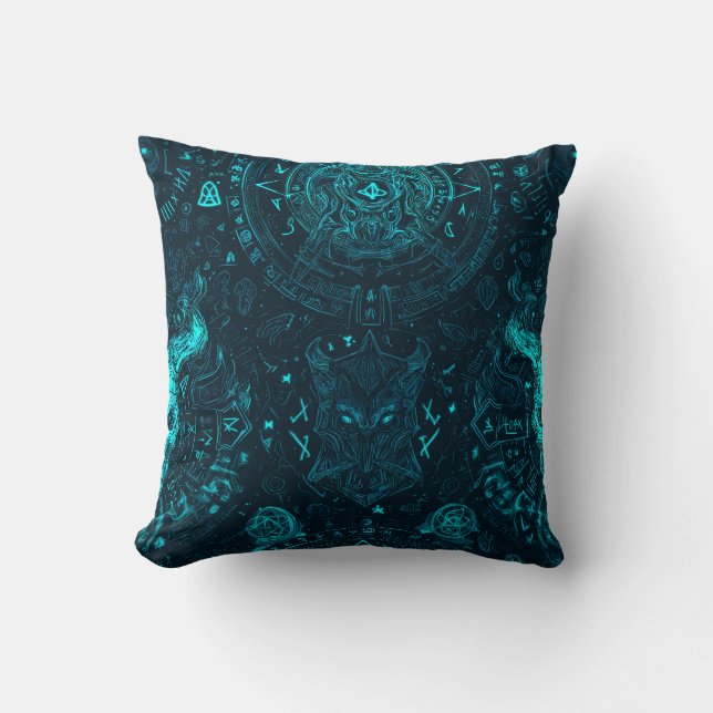 Coussin Puissance Arcanique Mystique D&D (Recto)