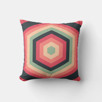 Coussin Pulse hexadécimal rétro