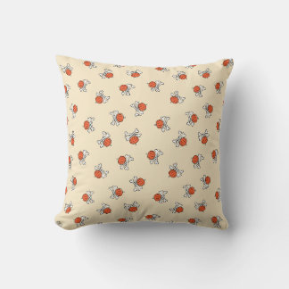 Coussin Pumpkin & Bones Halloween