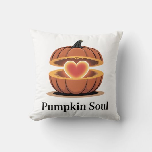 Coussin Pumpkin Soul Cozy Fall Pillow (Recto)