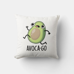 Coussin Pun Avoca-go amusant Avocado