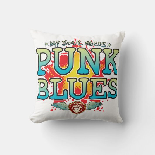 Coussin Punk Blues Soul Cushion (Recto)