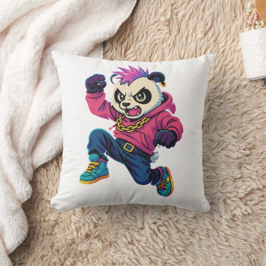 Coussin Punk Panda Power (Couverture)