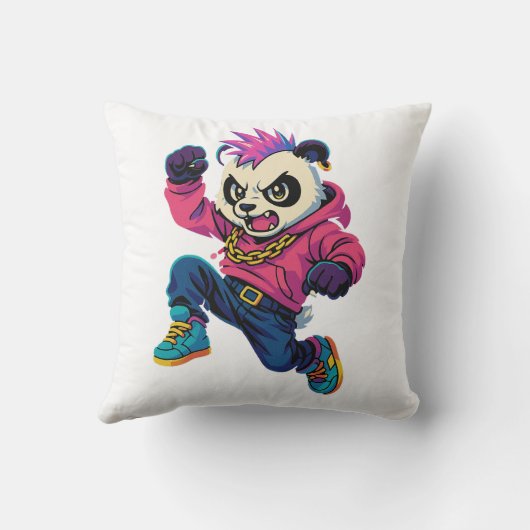 Coussin Punk Panda Power (Verso)