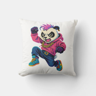 Coussin Punk Panda Power
