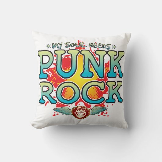 Coussin Punk Rock Soul Cushion (Recto)
