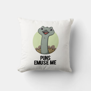 Coussin Puns Emuse Me Drôle Emu Pun