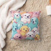Coussin Puppies Galore Pastel Drake (Couverture)