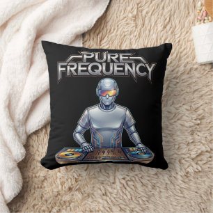 Coussin Pure Frequency – Art de la musique électronique