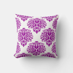Coussin Purple Elegant Damask