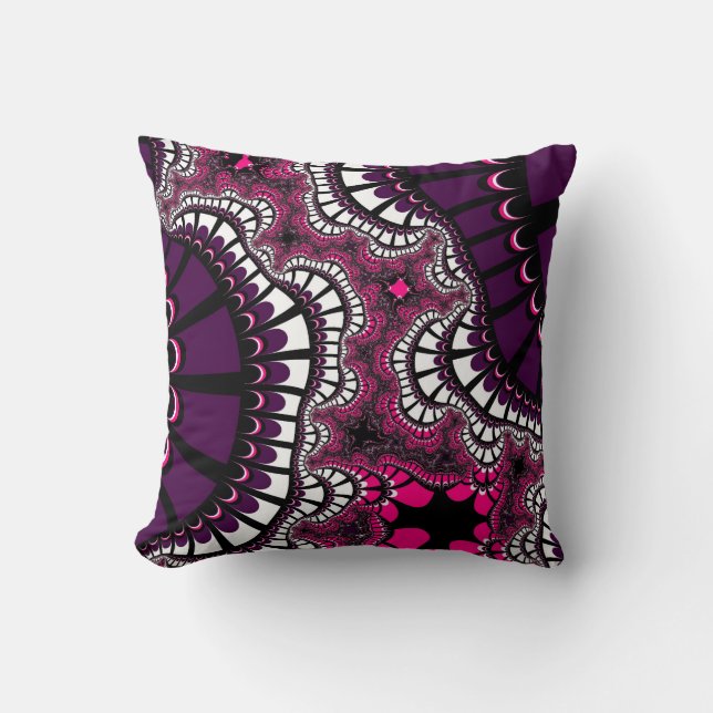 Coussin Purple et rose (Recto)
