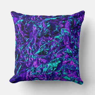 Coussin Purple et Turquoise