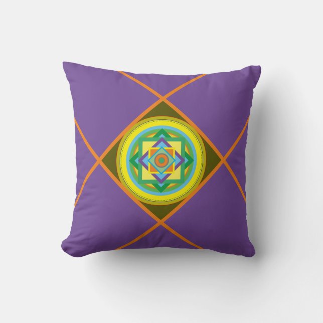 Coussin Purple, "Indian Summer" (Recto)