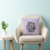Coussin Purple Lavender Wild Unicorn (Chaise)