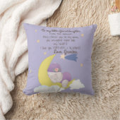 Coussin Purple To My Grandgirl Elephant Custom Nursering (Couverture)