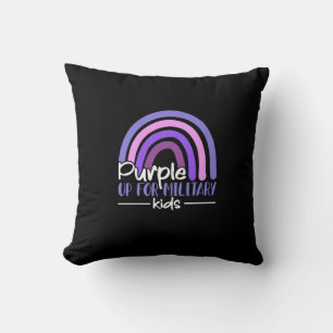 Coussin Purple up pour enfants militaires Arc en ciel Enfa