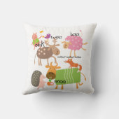 Coussin Putain d'animaux (Verso)
