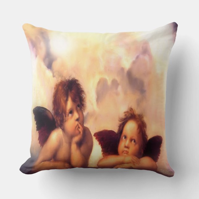 Coussin Putti paire d'anges (Recto)