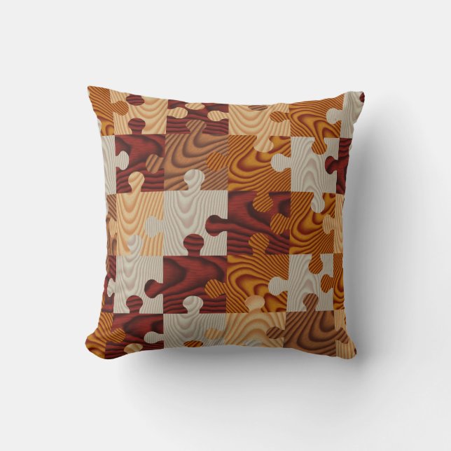 Coussin Puzzle de Faux (Recto)