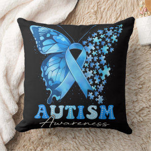 Coussin Puzzle Papillon Coloré