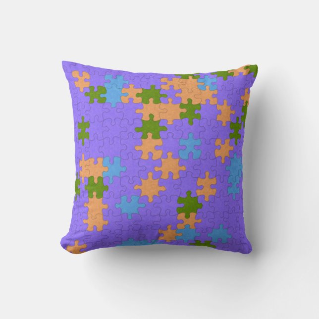 Coussin Puzzle Pastel (Recto)