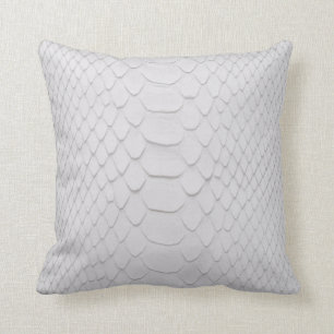 Coussin Python blanc