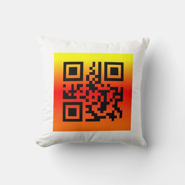 Coussin QR Code® dit : BON THANKSGIVING (Recto)