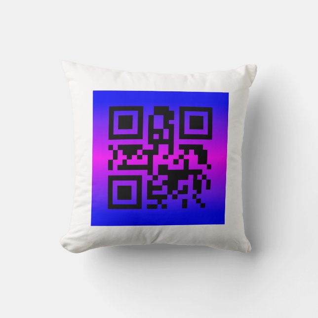 Coussin QR Code® Dit : C’EST UN GARÇON (Recto)