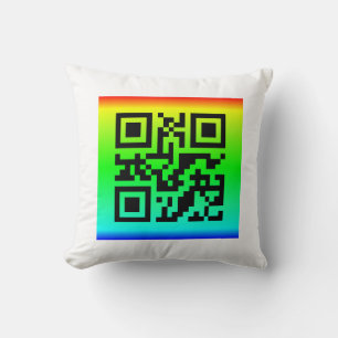 Coussin QR Code® dit : SMILE