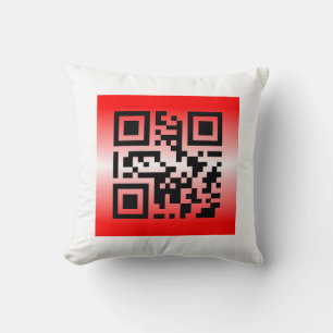 Coussin QR Code® Dit : VOUS ÊTES AMOUREUX