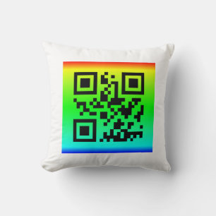 Coussin QR Code® : MERCI POUR VOTRE AIDE