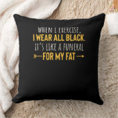 Coussin Quand Je Fais De L'Exercice, Je Porte Toute Motiva (Couverture)