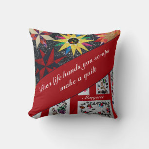 Coussin Quand La Vie Vous Met À La Main, Vous Rabattez Fai