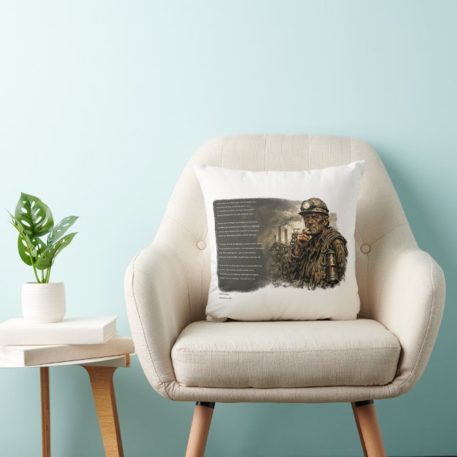 Coussin Quand les fosses se turent (Chaise)