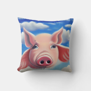 Coussin Quand les porcs volent