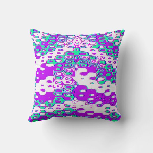 Coussin Quantum Physics Geometric Pattern  (Verso)
