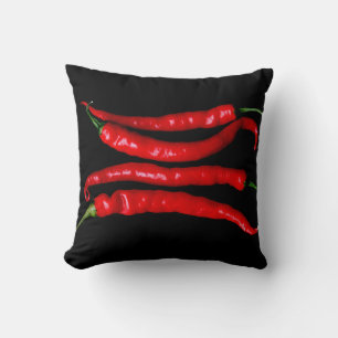 Coussin Quatre Chiliers rouges tpcn