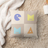 Coussin Quatre lettres nouveau nom bébé fille de naissance (Couverture)