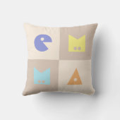 Coussin Quatre lettres nouveau nom bébé fille de naissance (Verso)